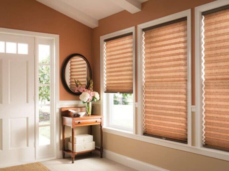 pleated shades