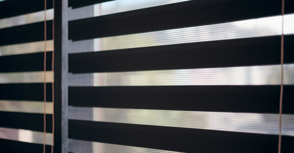 Black Wood Blinds