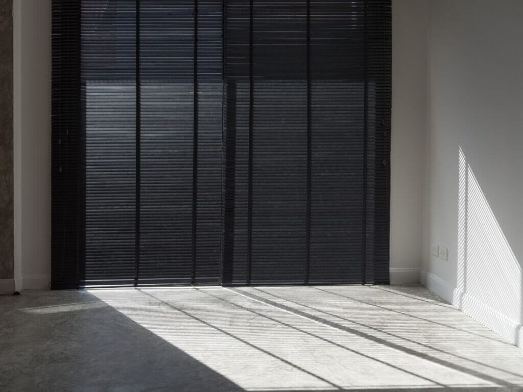 Black Wood Blinds