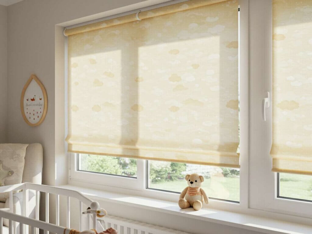The window coverings you choose play a big role in your baby's sleep quality, safety, and room ambiance.