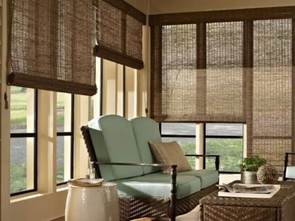 Alta Woven Wood Shades in Natural Textures