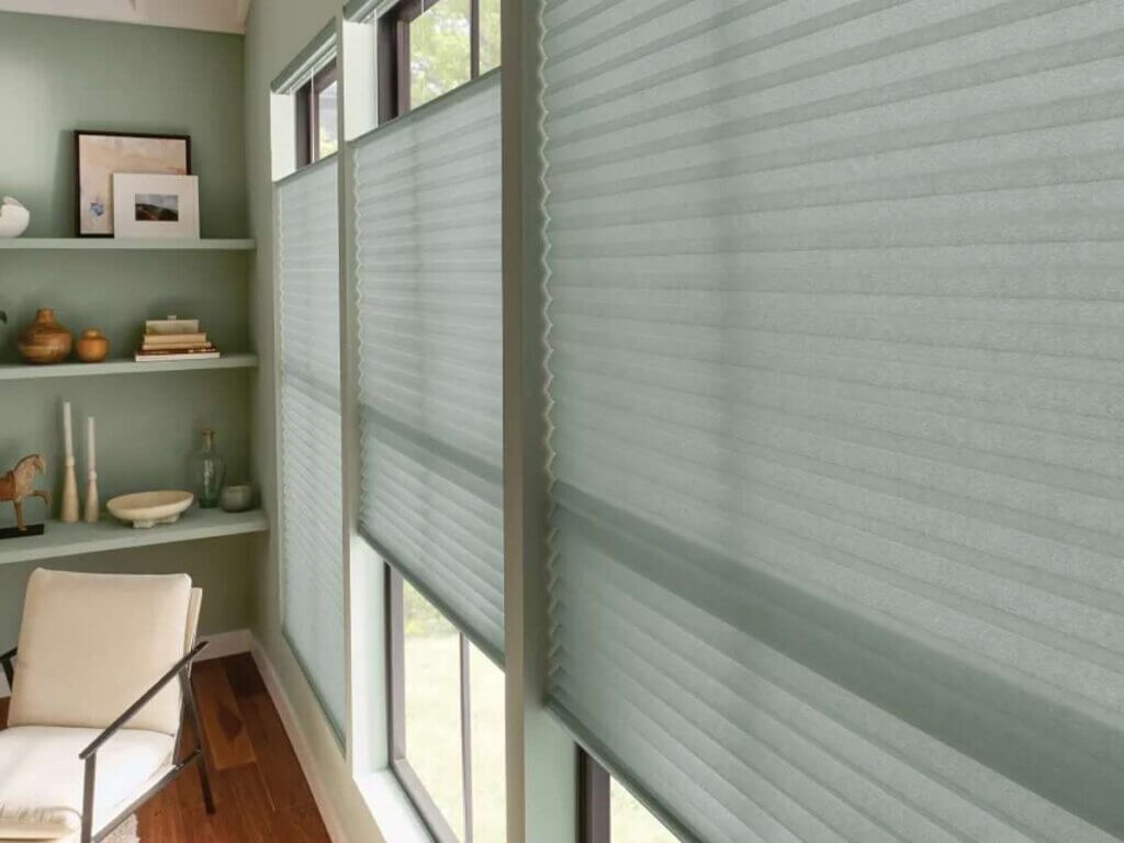 Graber Bottom Up Cellular Shades Closeup