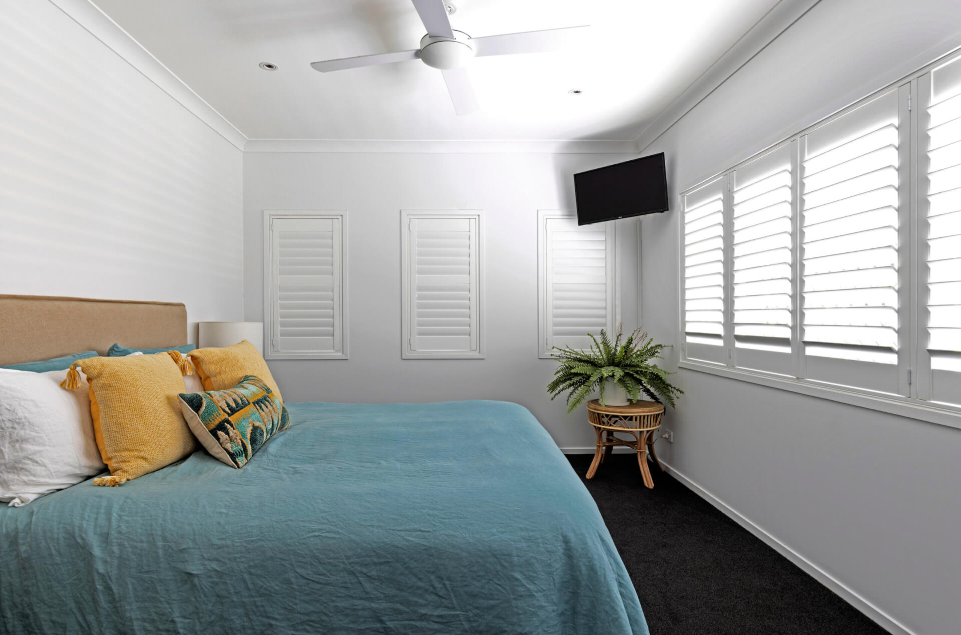 Brightwood White Shutter Bedroom