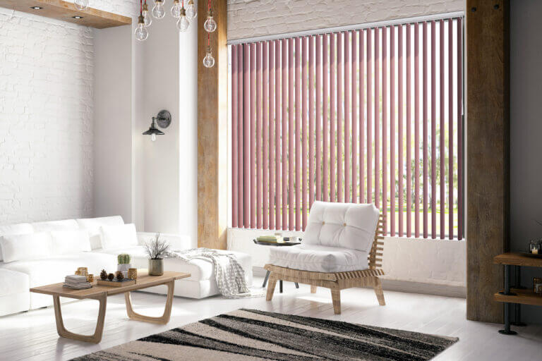 Norman Vertical Blinds Living Room
