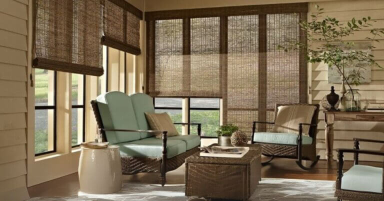 woven wood shades are the sustainable, stylish solution changing homes everywhere