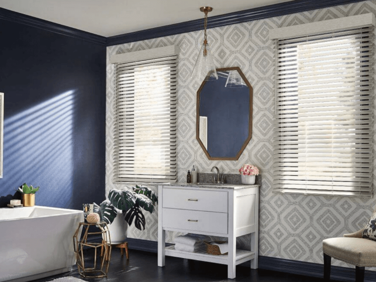 Graber Blinds in a Bathroom