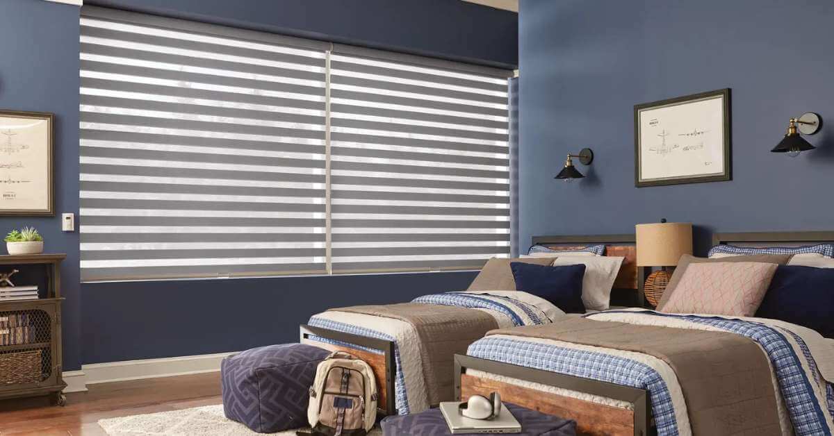 Creating a serene bedroom retreat starts with selecting the right window treatments, and blackout zebra shades are an excellent choice for Delaware homes.