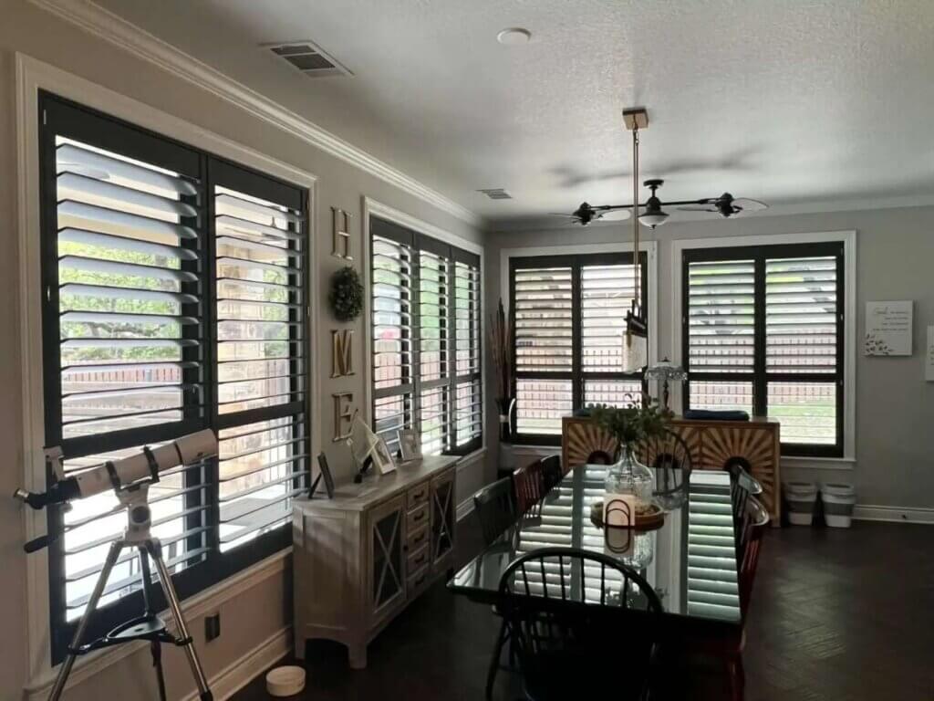 Plantation shutters offer durability, energy efficiency, and timeless elegance.