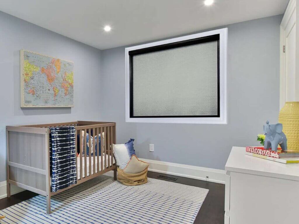 If you prefer complete darkness for uninterrupted sleep, blackout shades or room-darkening shades are ideal.