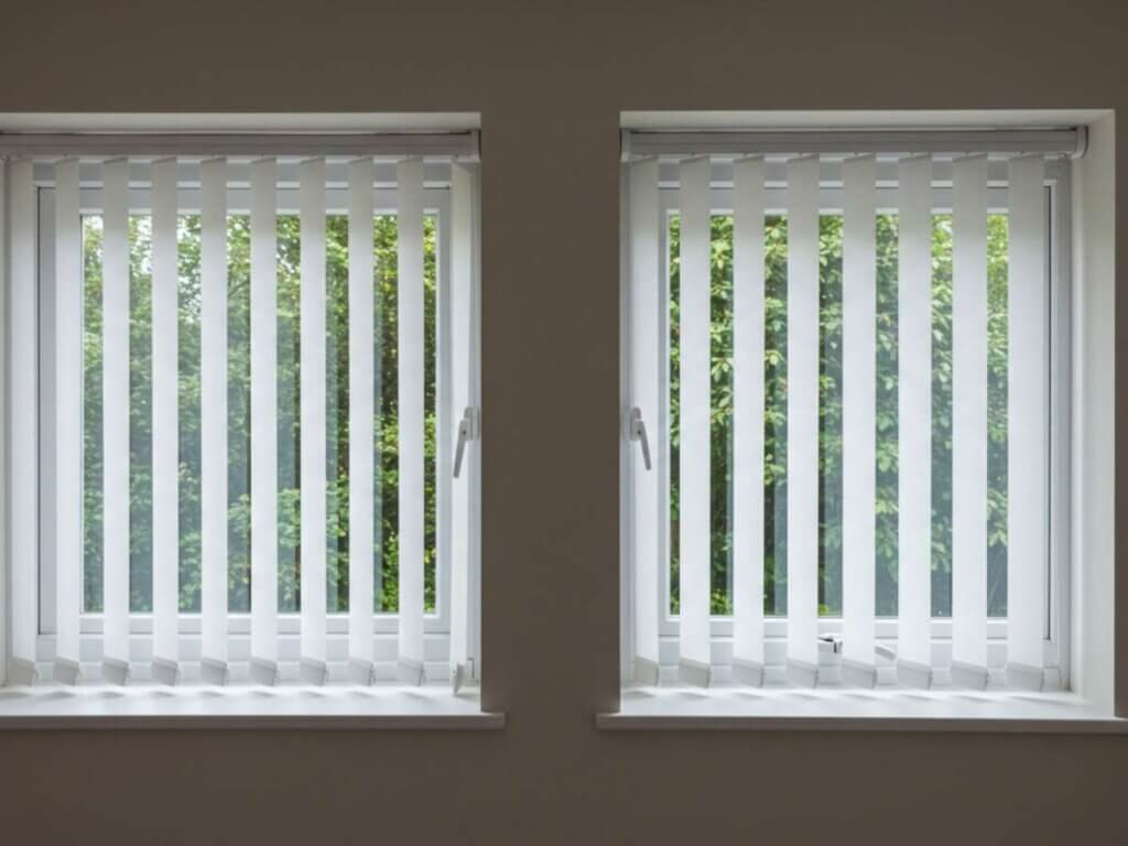 Vertical Blinds on small windows