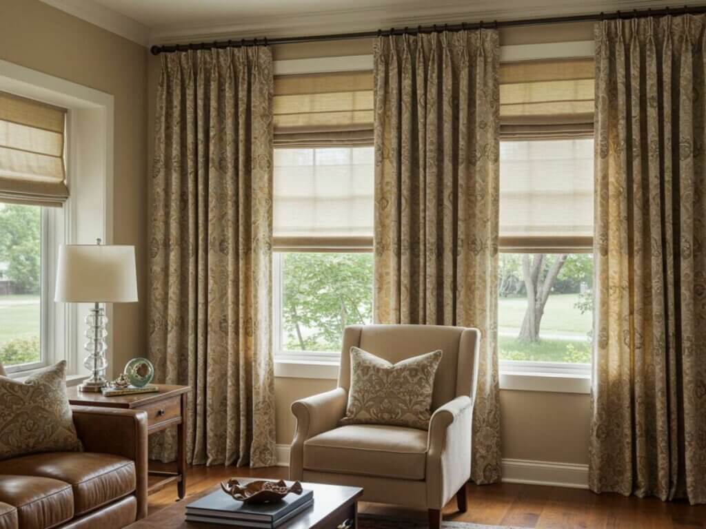 In interior design, windows often serve as focal points. Proper layering frames the window, adds height or width to a room, and introduces texture and color.