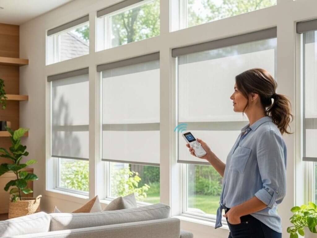 Automated shades contribute to a more comfortable and secure home environment. By responding to sunlight intensity or preset schedules, they help maintain ideal indoor temperatures throughout the day. This not only enhances comfort but also prevents overheating, glare, and UV damage.
