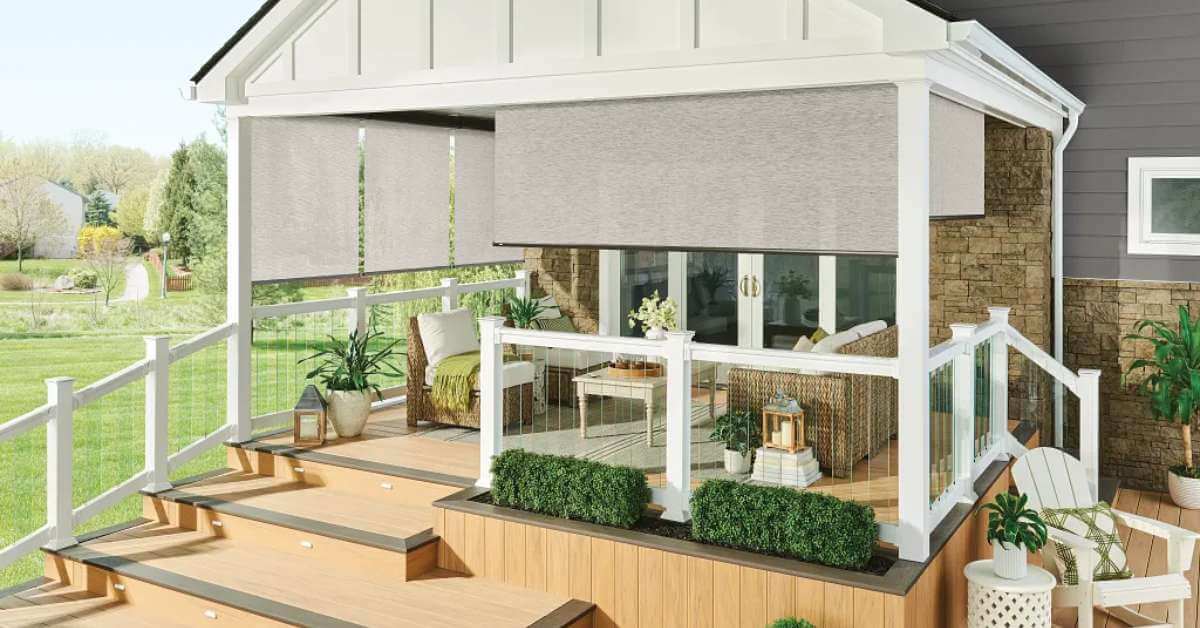 Graber Solar Shades for Patio Spaces