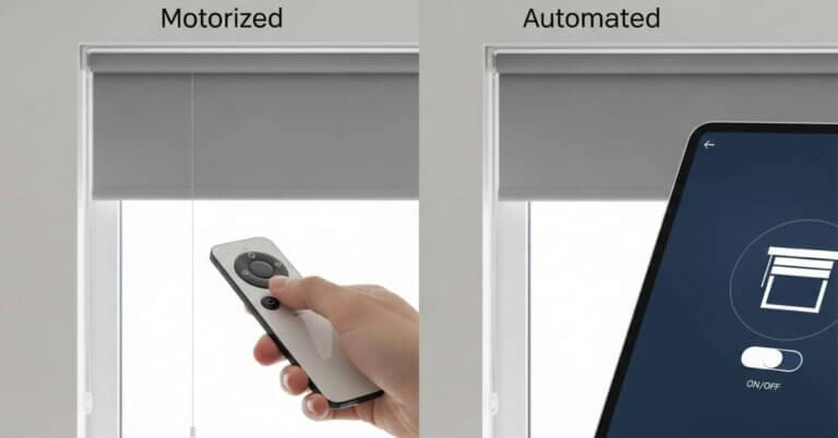 Automated vs. Motorized Window Treatments What’s the Real Difference