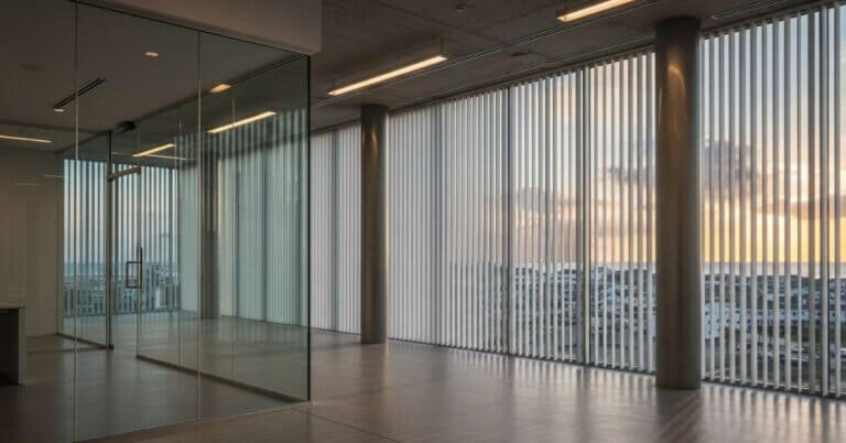 The Modern Workspace Why Vertical Blinds are Making a Comeback in Office Design