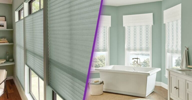 cellular shades vs roman shades