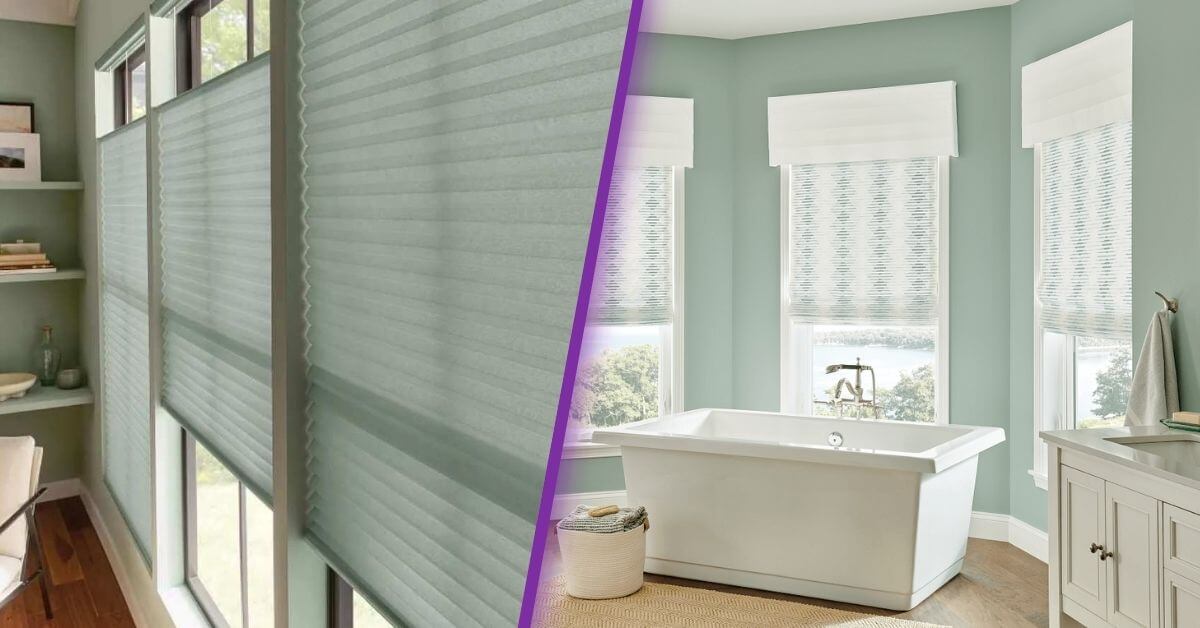 cellular shades vs roman shades