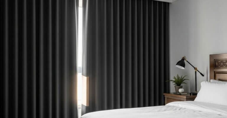 Blackout Curtains in A Bedroom (1)