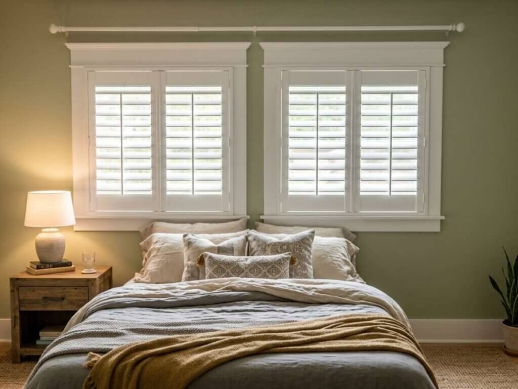 Composite Shutters for Bedroom