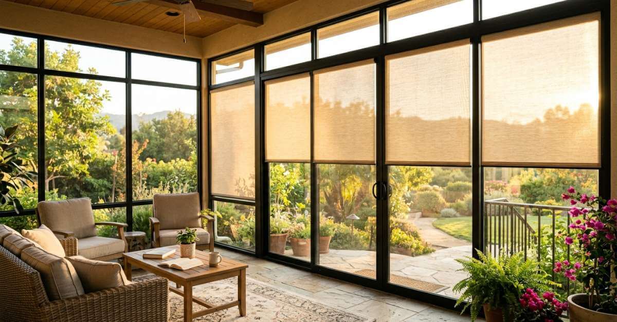 Cordless Solar Shades