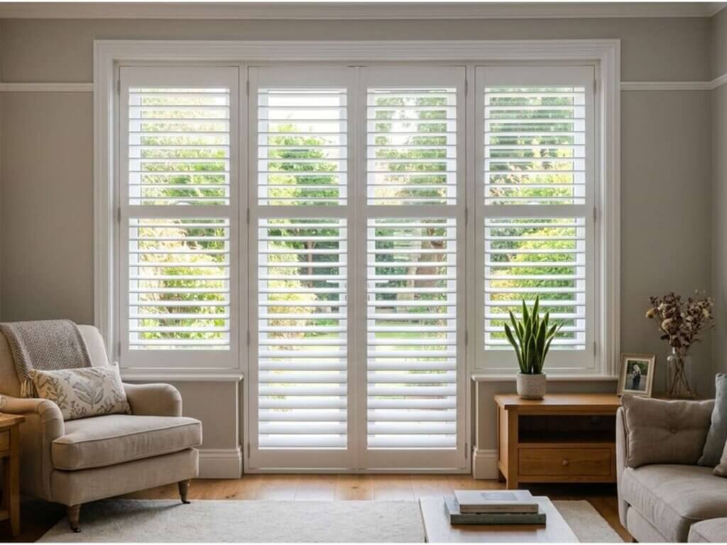 Living Room Shutters for Bedroom
