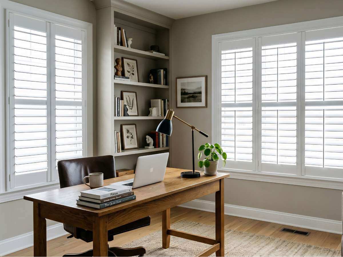 Study Room Composite Shutters for Bedroom