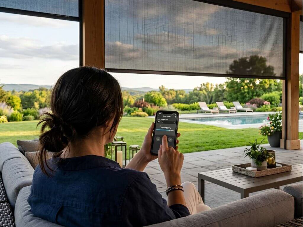 Automated Outdoor Patio Shades
