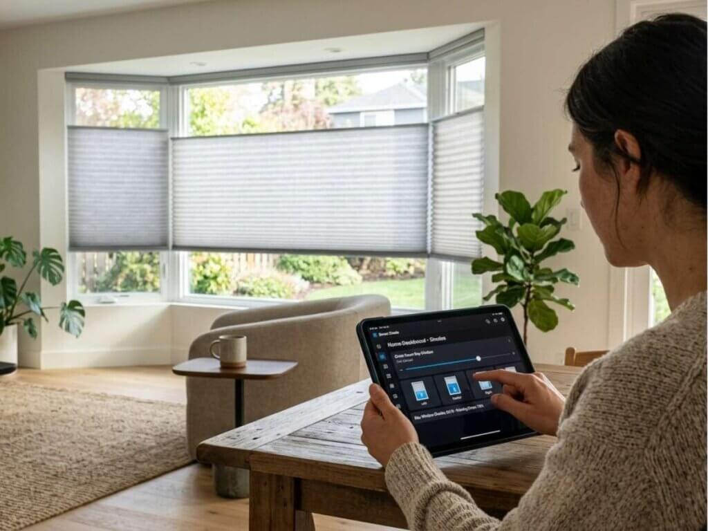 Pleated Shades Smart Automation