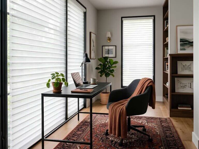 Sheer Shades Study Room